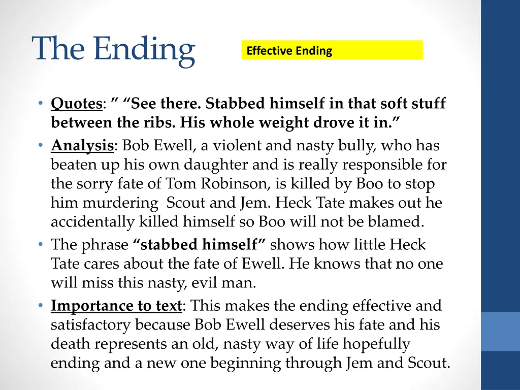 the ending 1