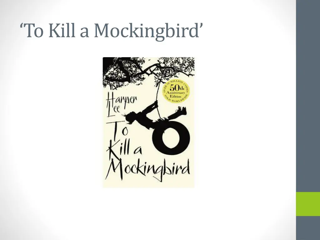 to kill a mockingbird