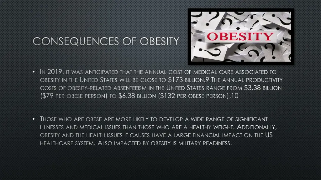 consequences of obesity
