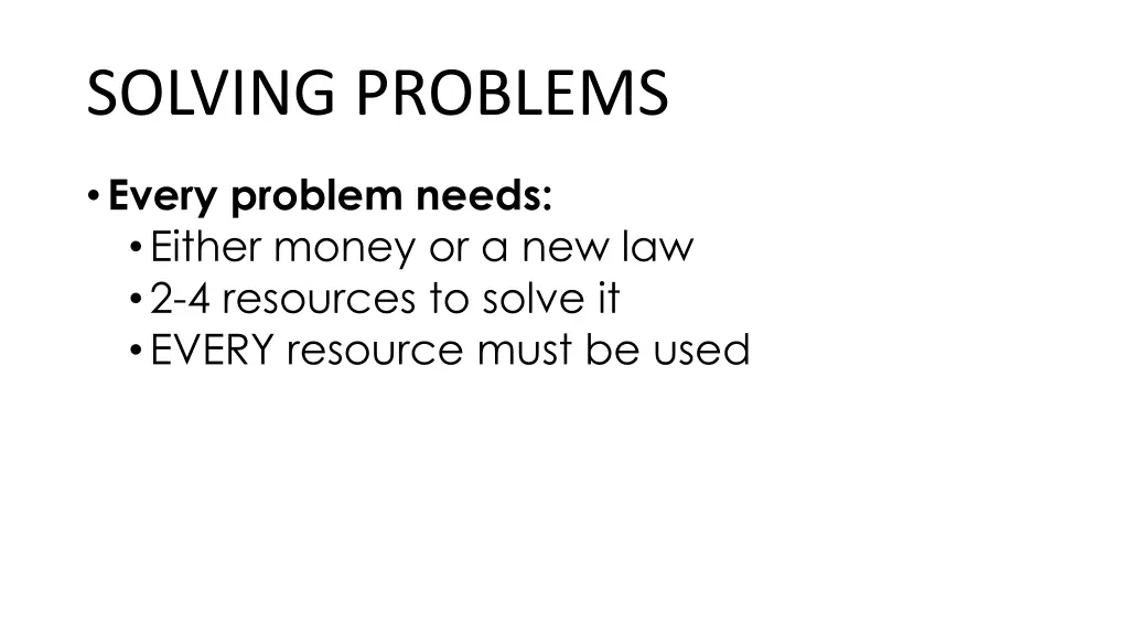 solving problems 1