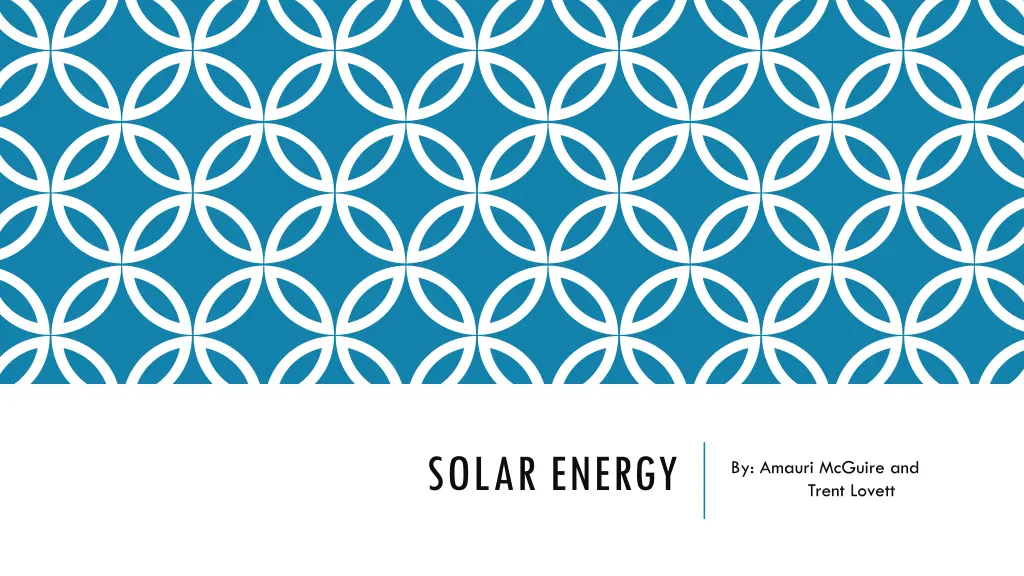 solar energy