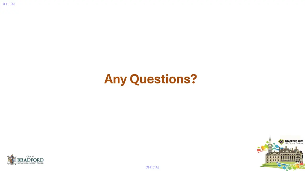 any questions