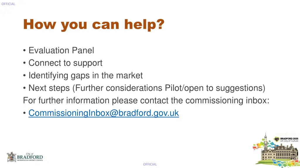 how you can help