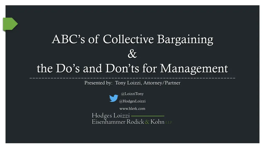 abc s of collective bargaining