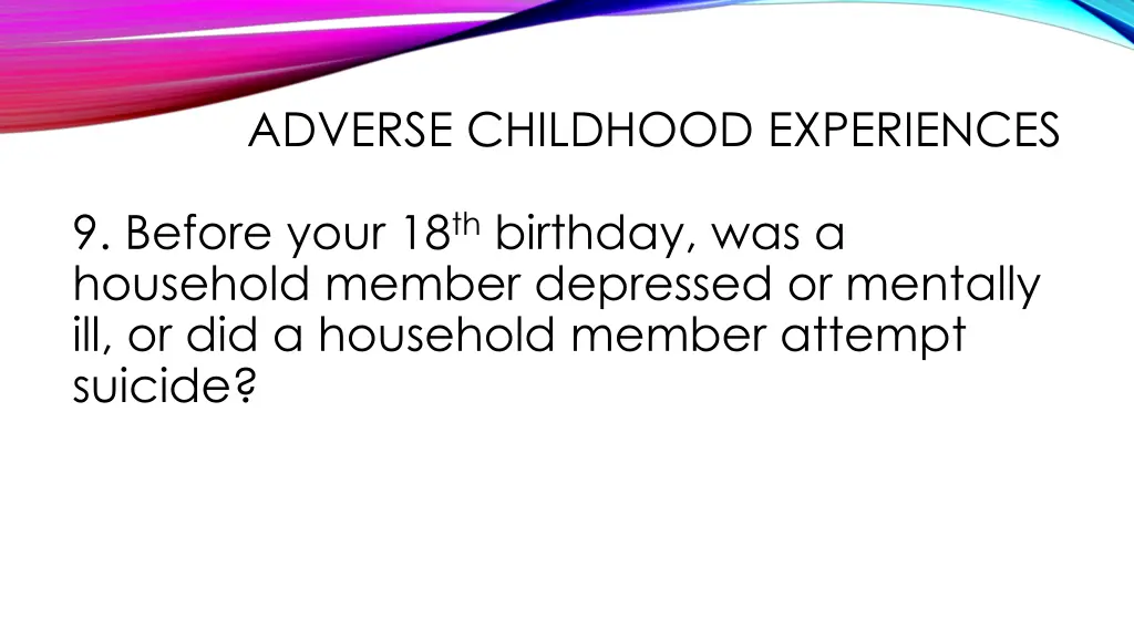 adverse childhood experiences 5