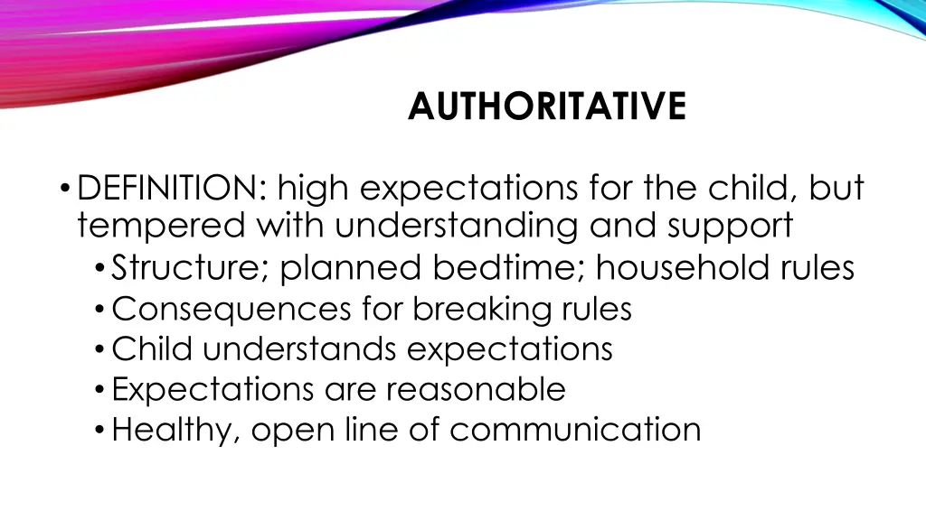 authoritative