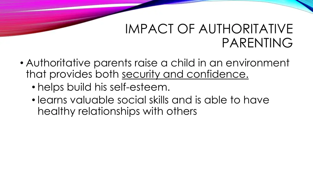 impact of authoritative