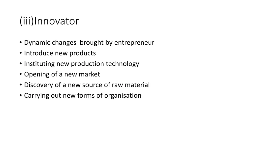 iii innovator