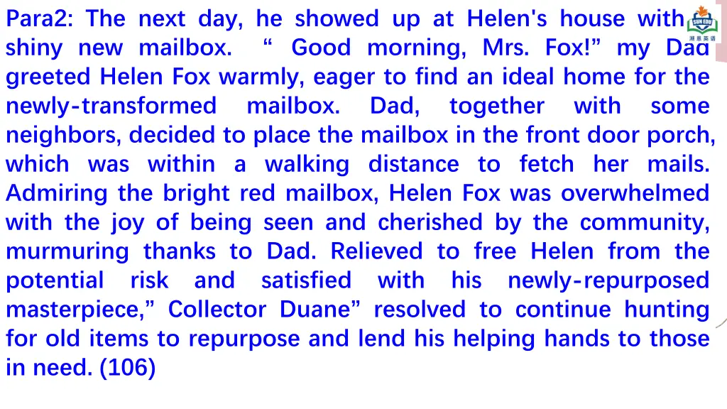 para2 the next day he showed up at helen s house 1