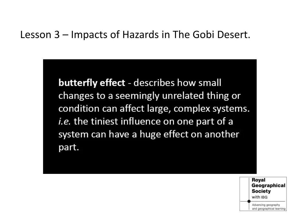 lesson 3 impacts of hazards in the gobi desert