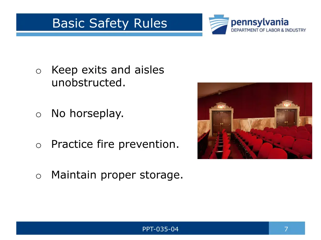 basic safety rules 1