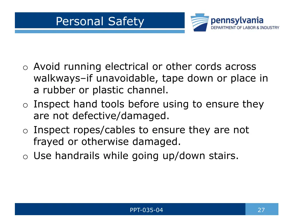 personal safety 2