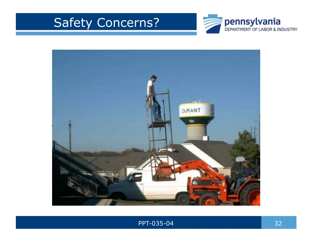 safety concerns