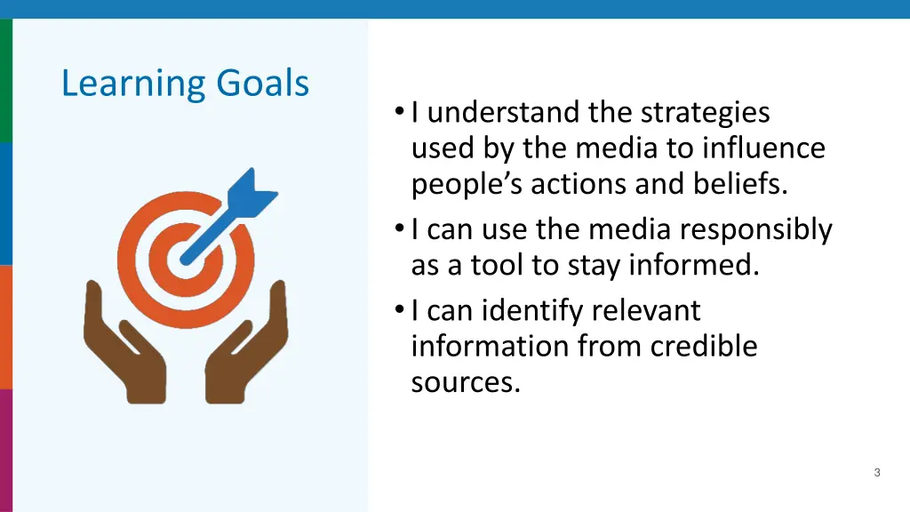 learning goals