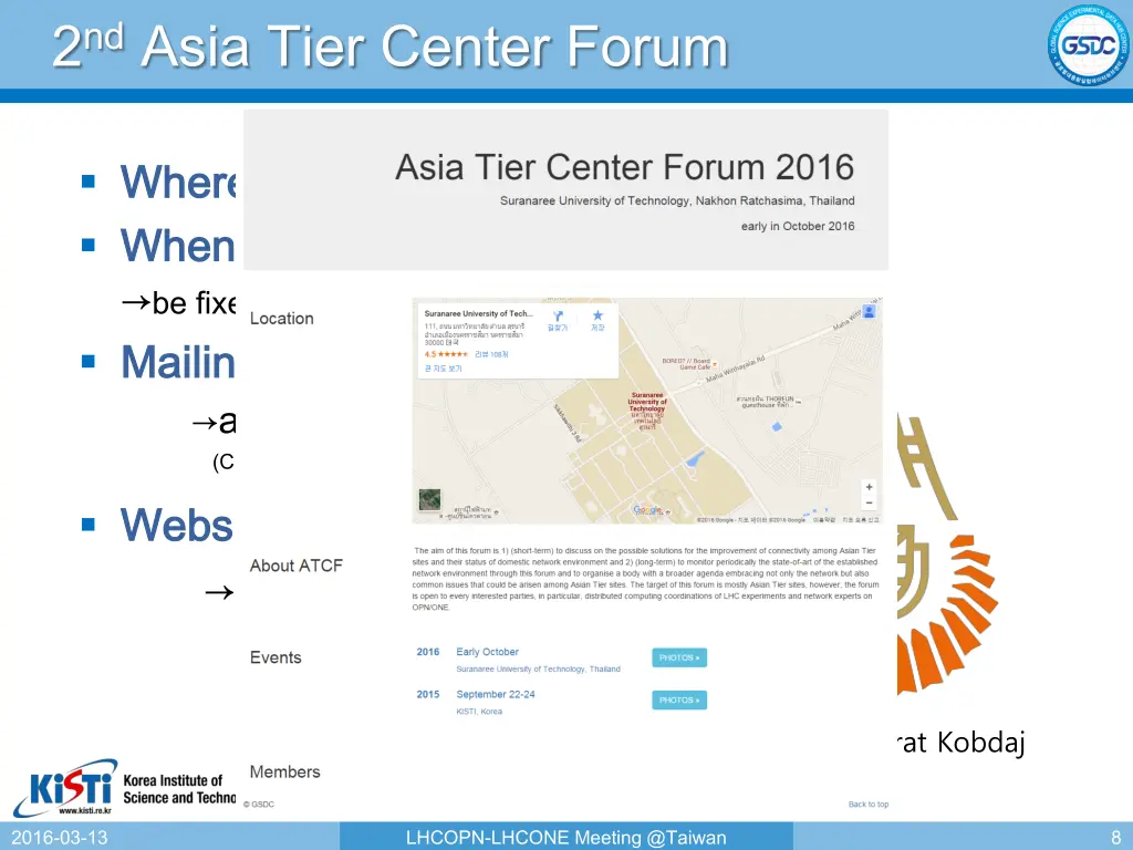 2 nd asia tier center forum