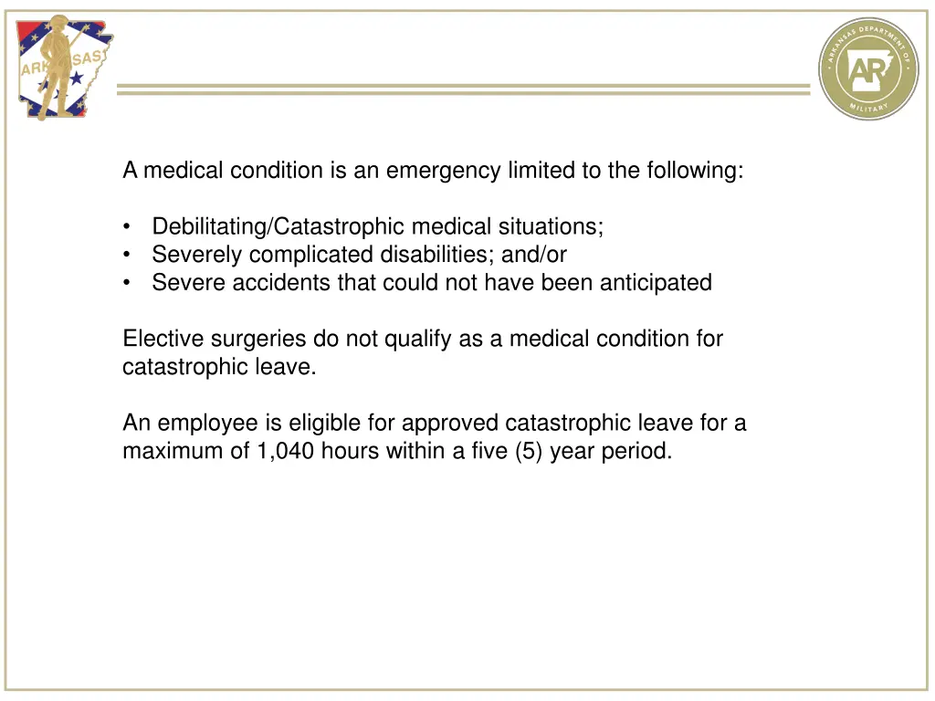 a medical condition is an emergency limited