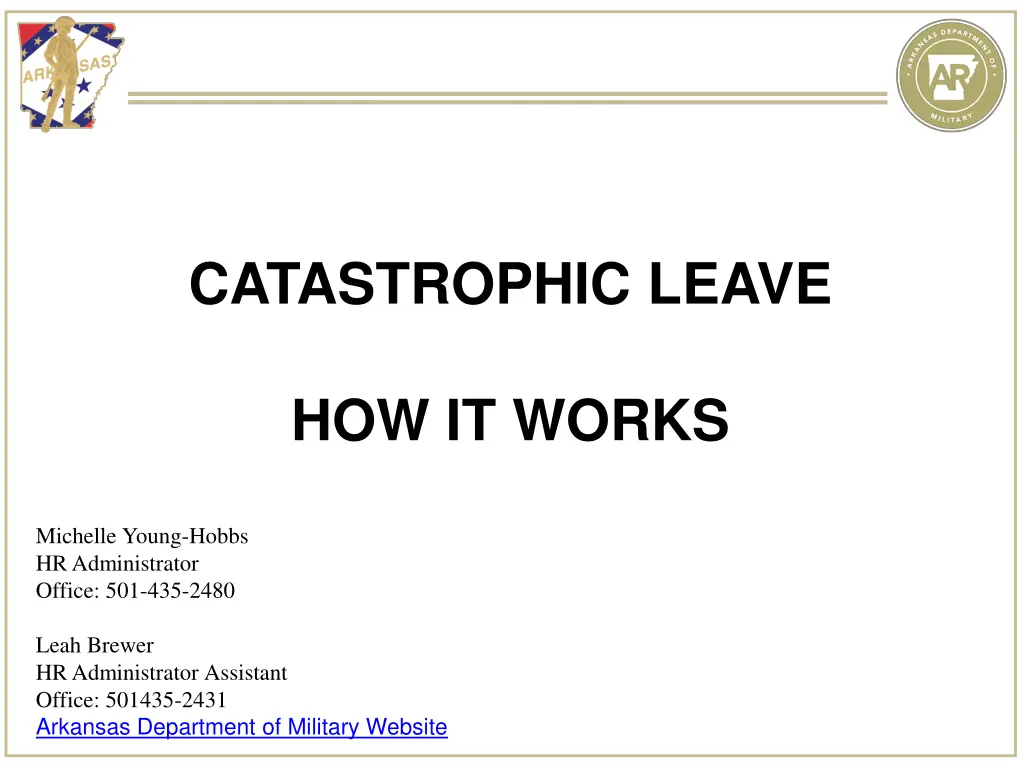 catastrophic leave
