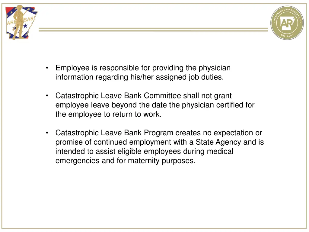 employee is responsible for providing