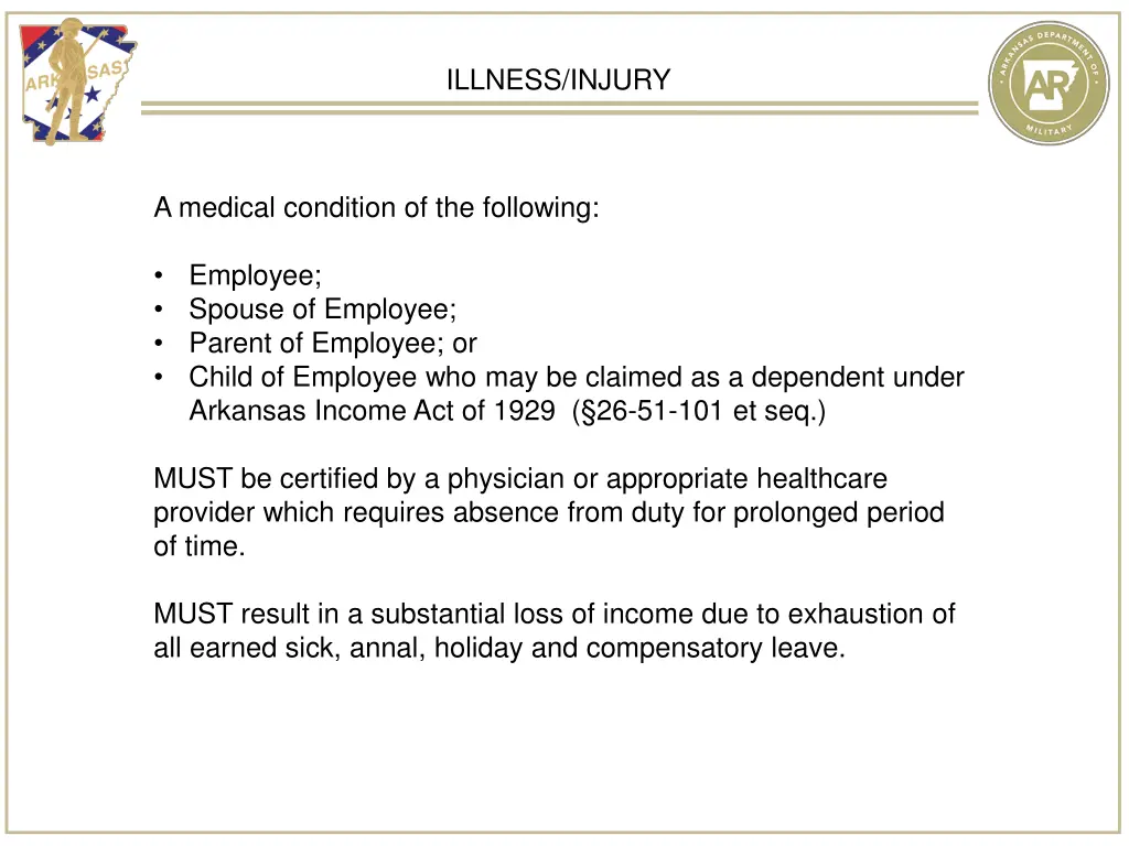 illness injury
