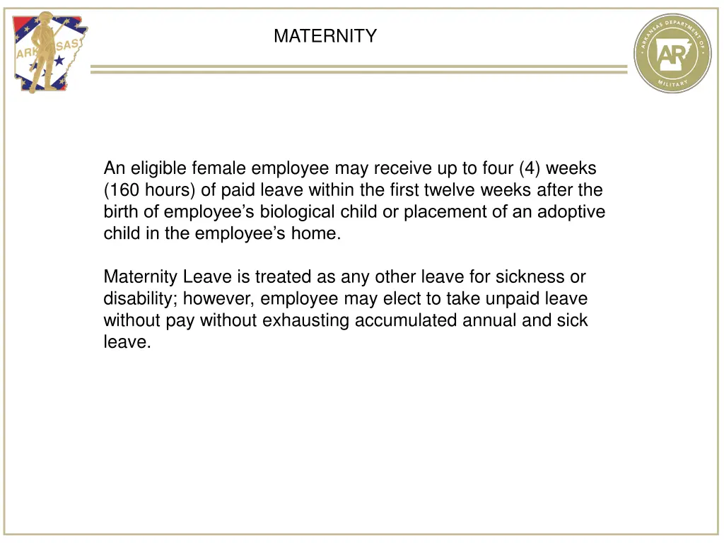 maternity