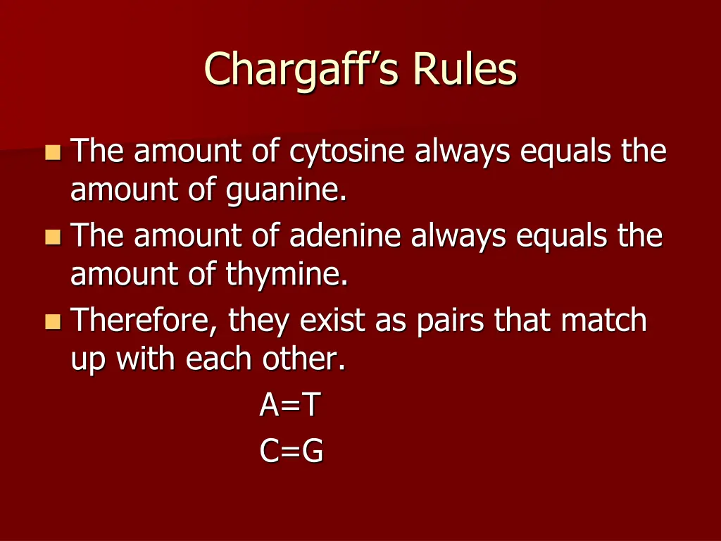 chargaff s rules