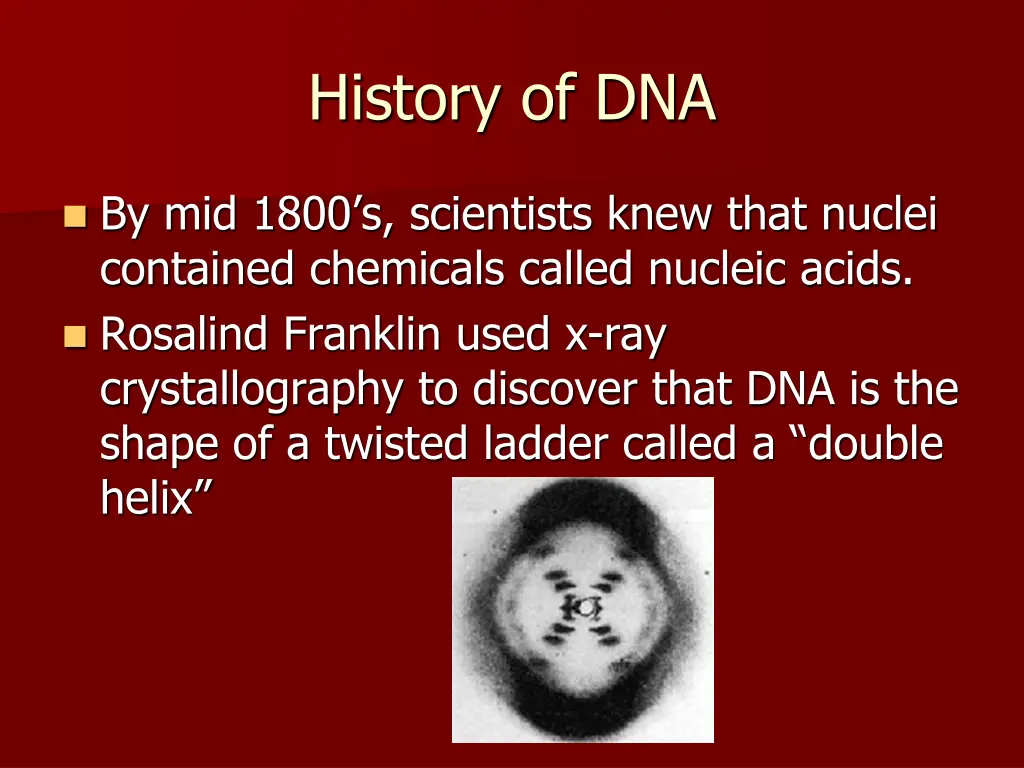 history of dna