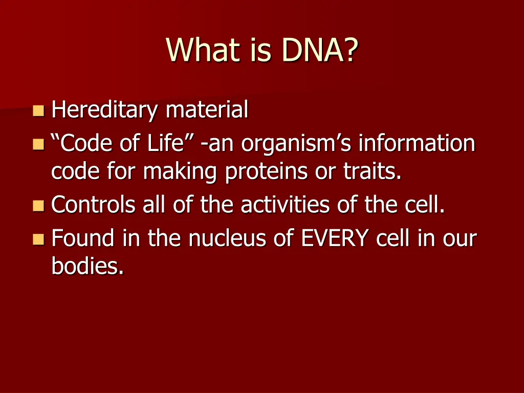 what is dna