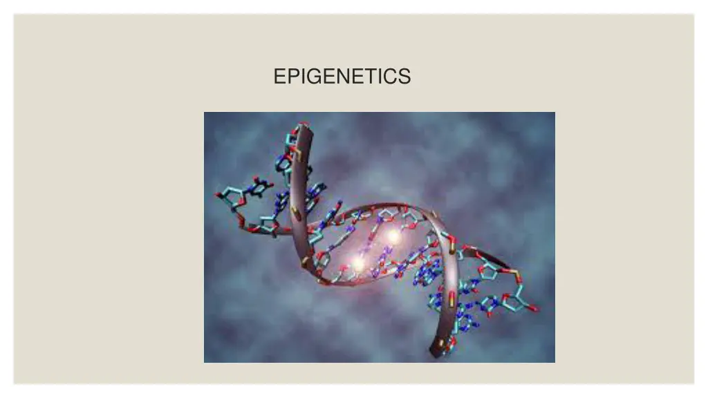 epigenetics