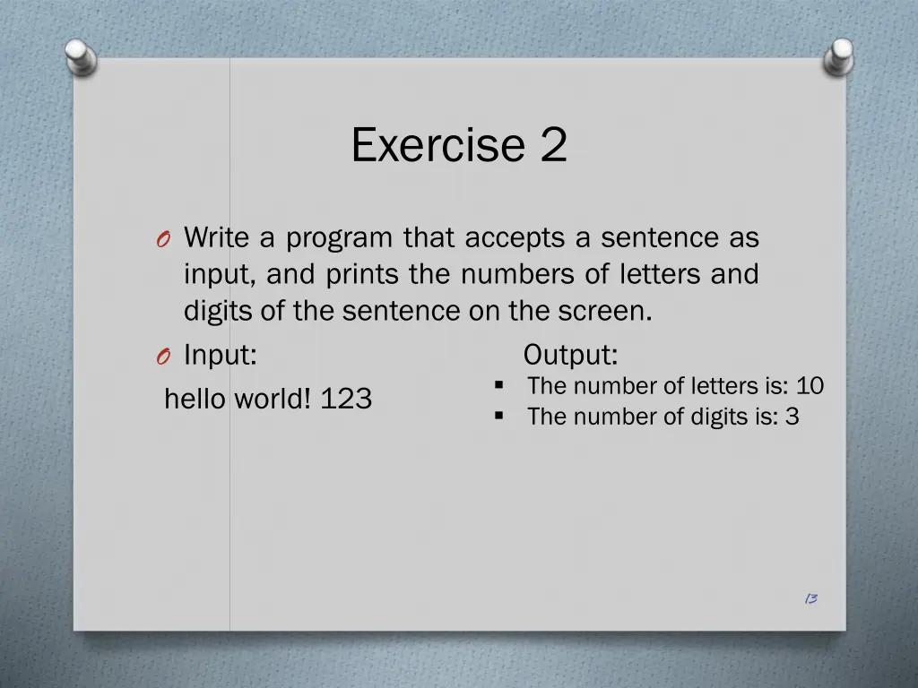exercise 2