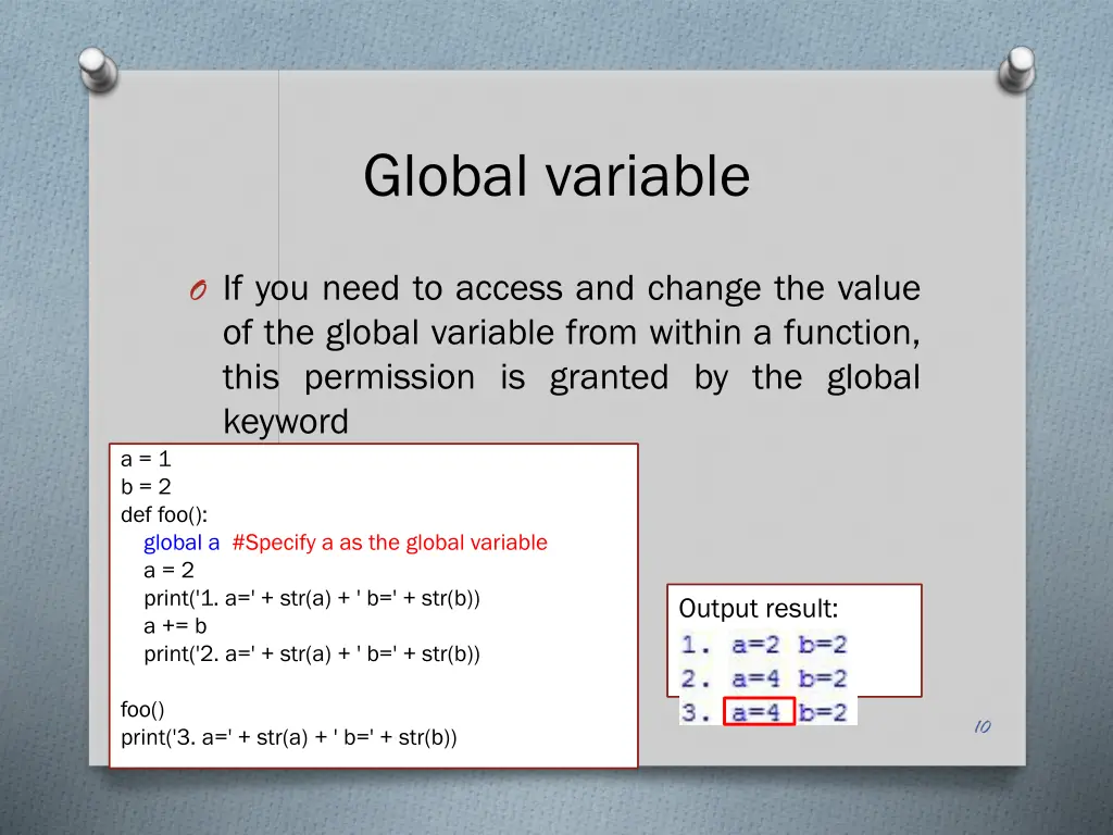 global variable