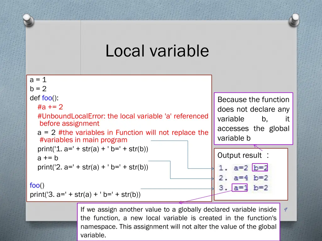 local variable 1