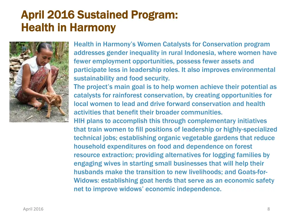 april 2016 sustained program april 2016 sustained