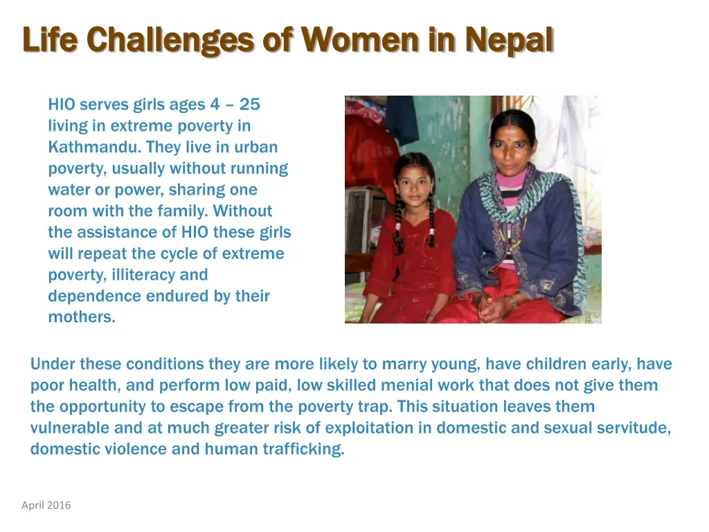life challenges of women in nepal life challenges
