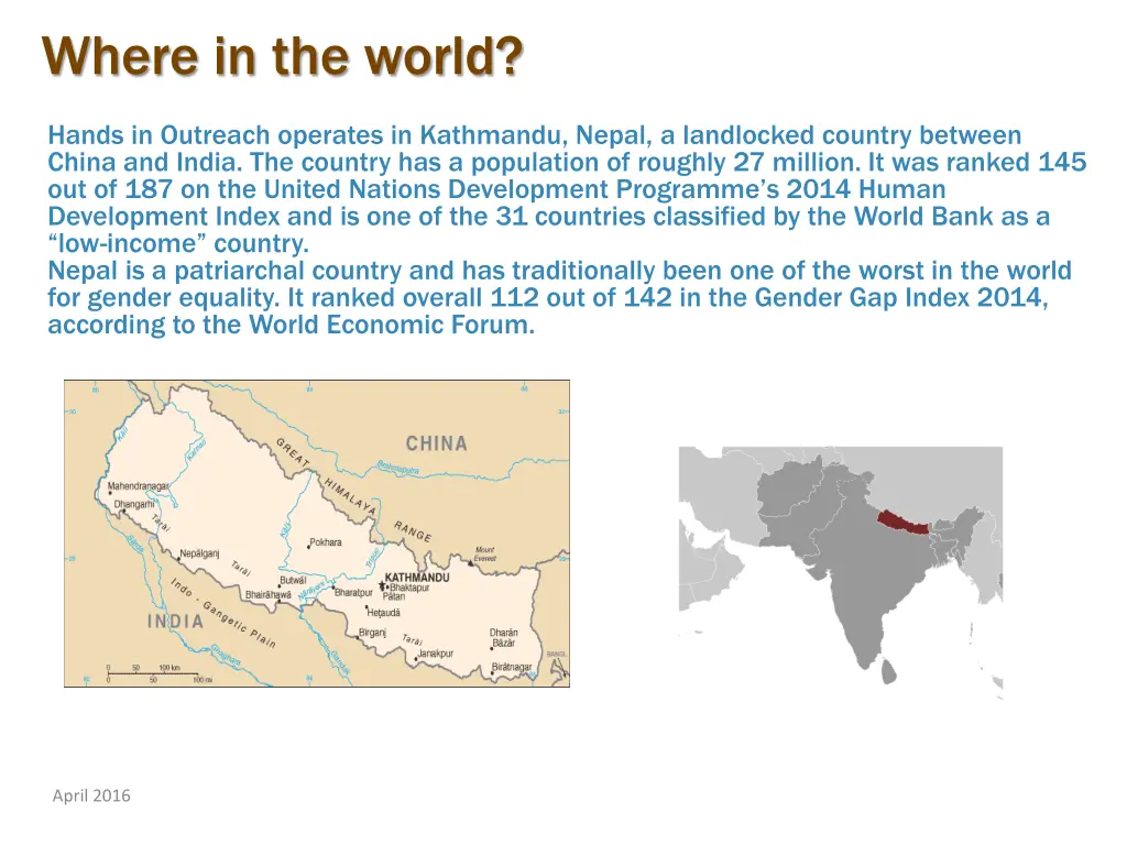 where in the world