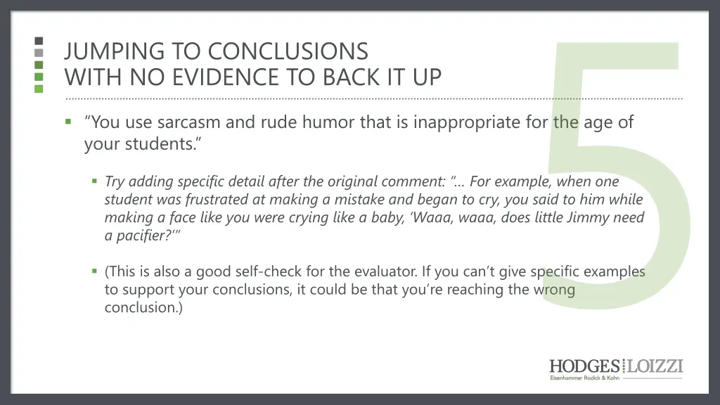 jumping to conclusions with no evidence to back