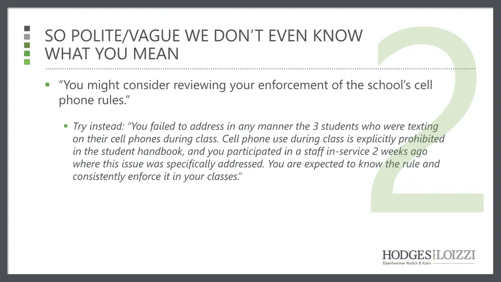 so polite vague we don t even know what you mean 1