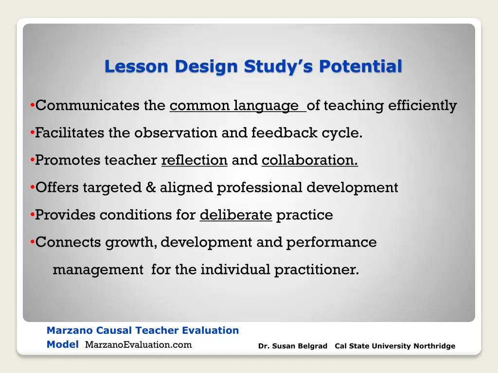 lesson design study s potential