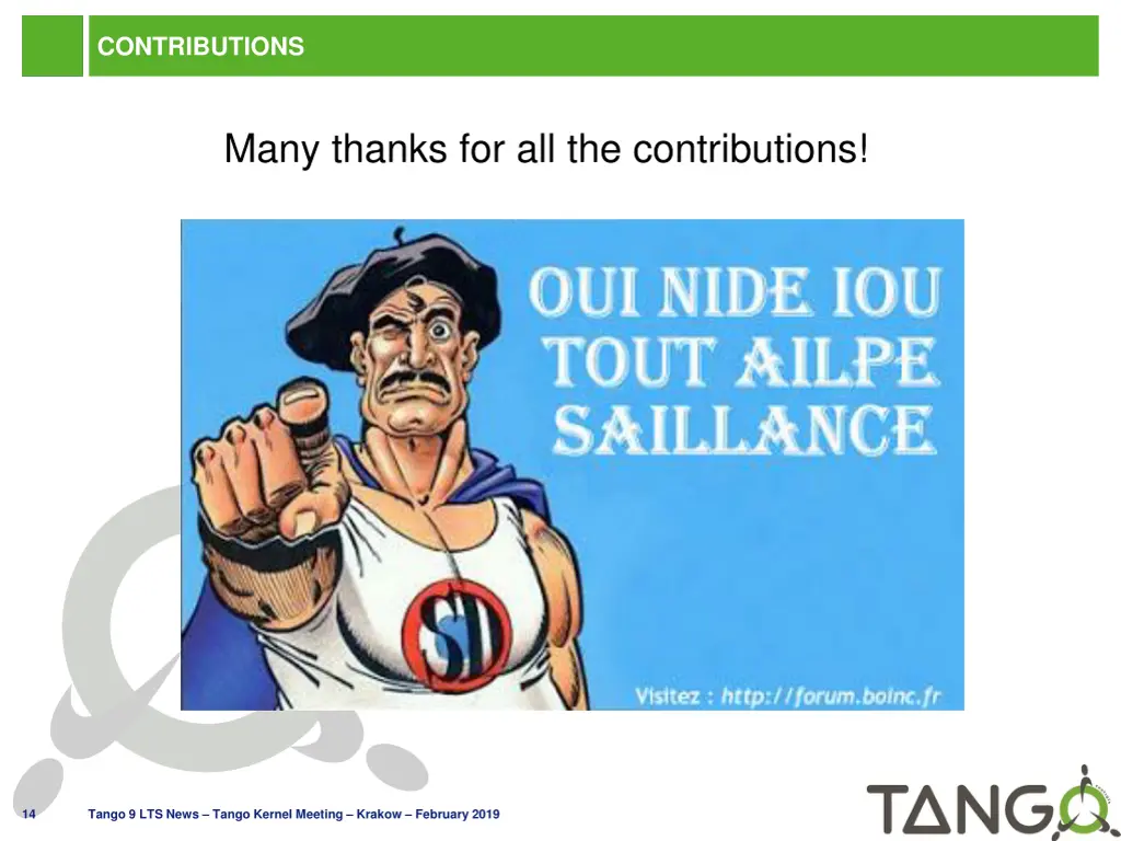 contributions