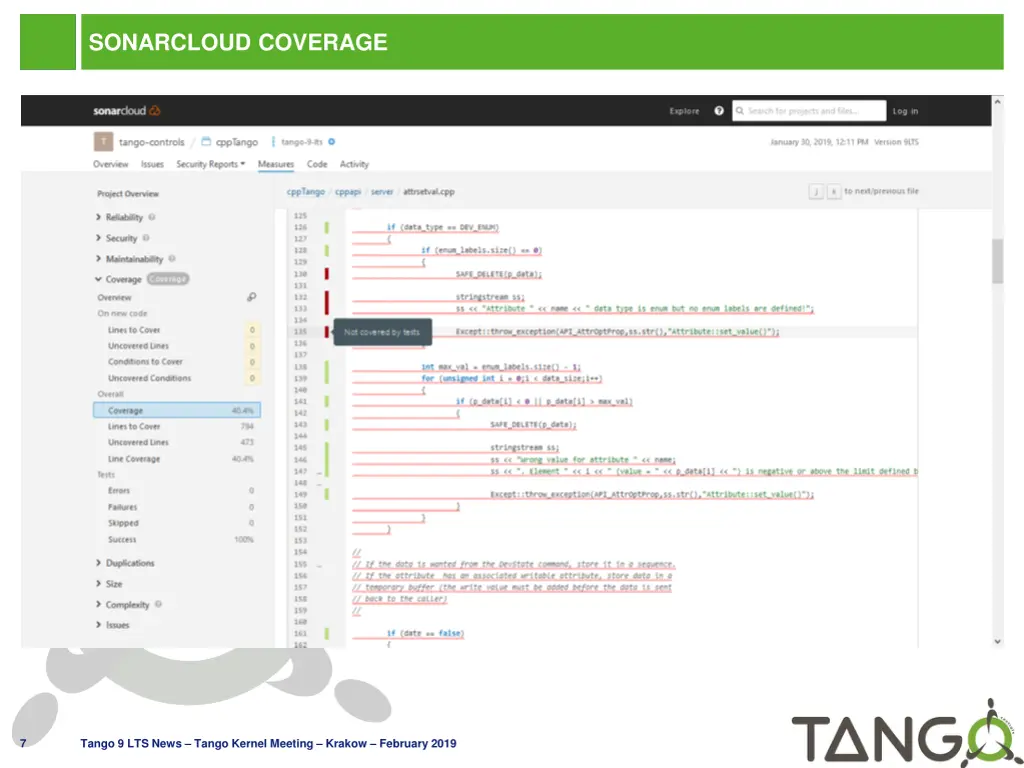 sonarcloud coverage