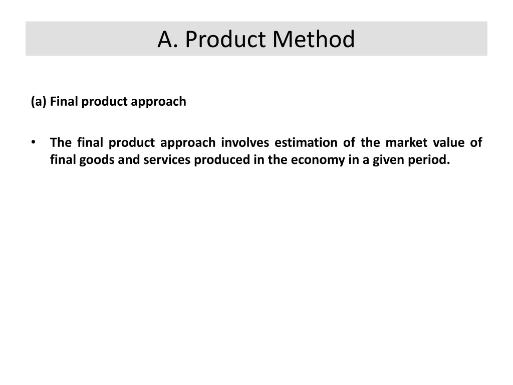 a product method