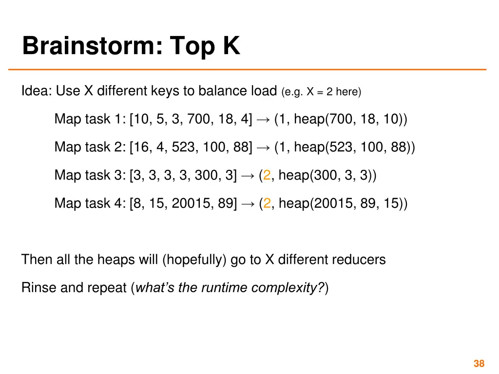 brainstorm top k 3