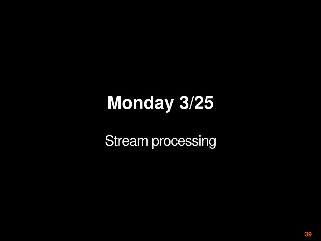monday 3 25