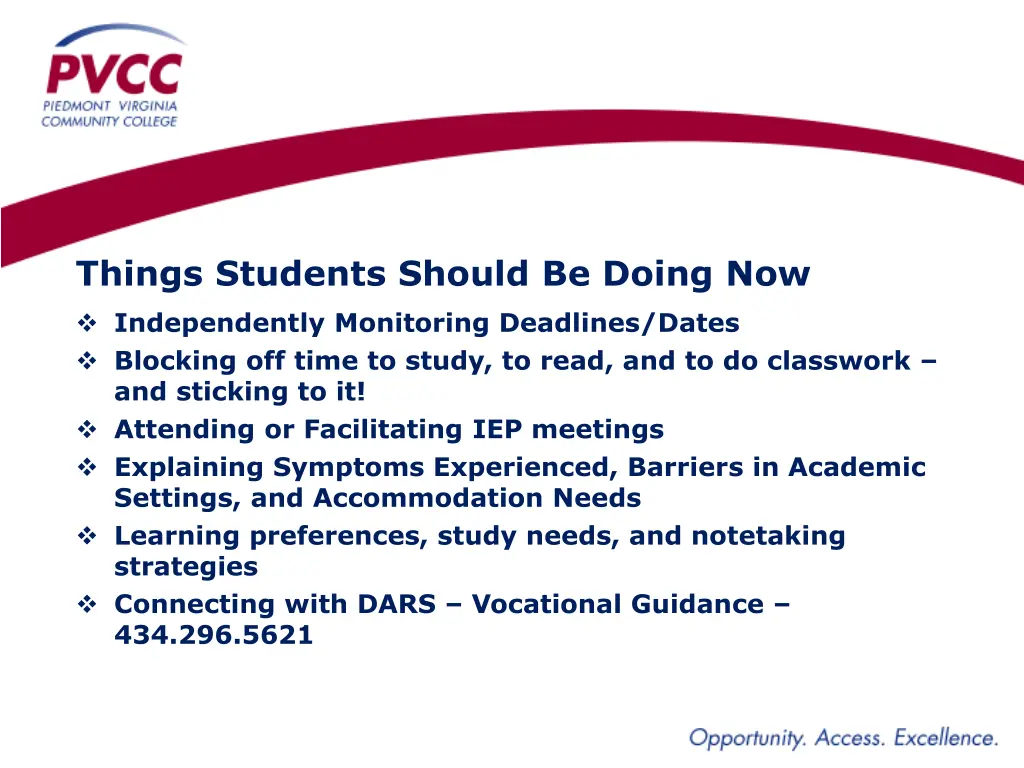 things students should be doing now