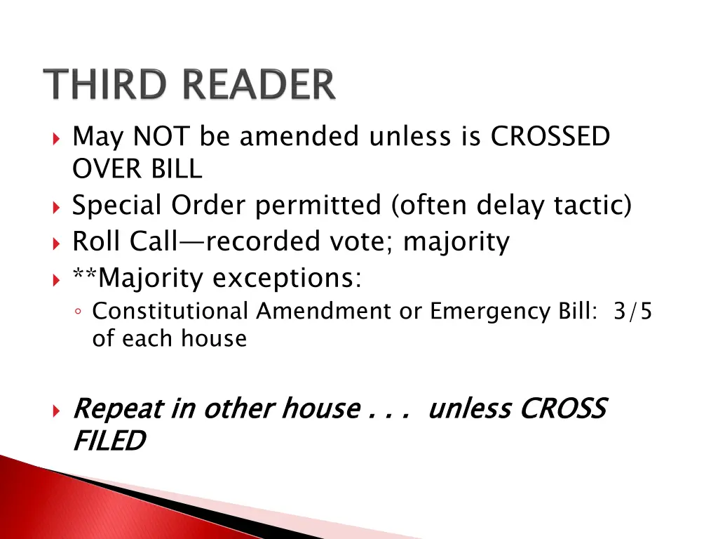 may not be amended unless is crossed over bill