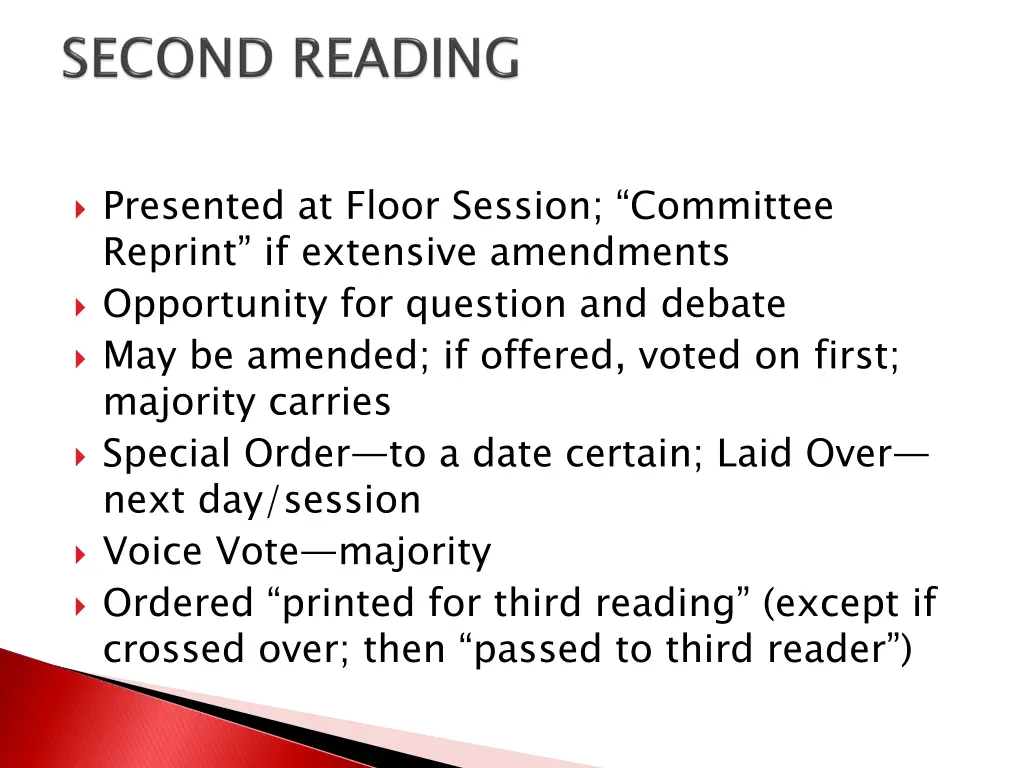 presented at floor session committee reprint