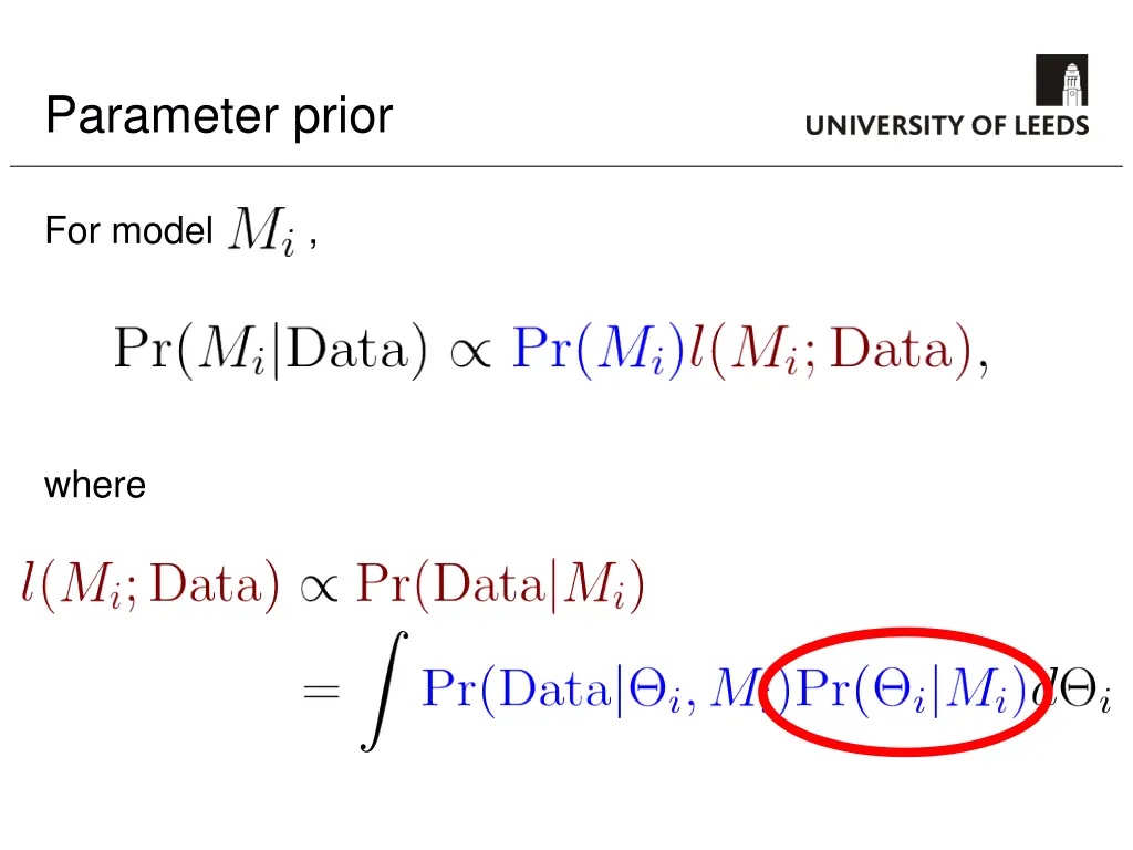 parameter prior