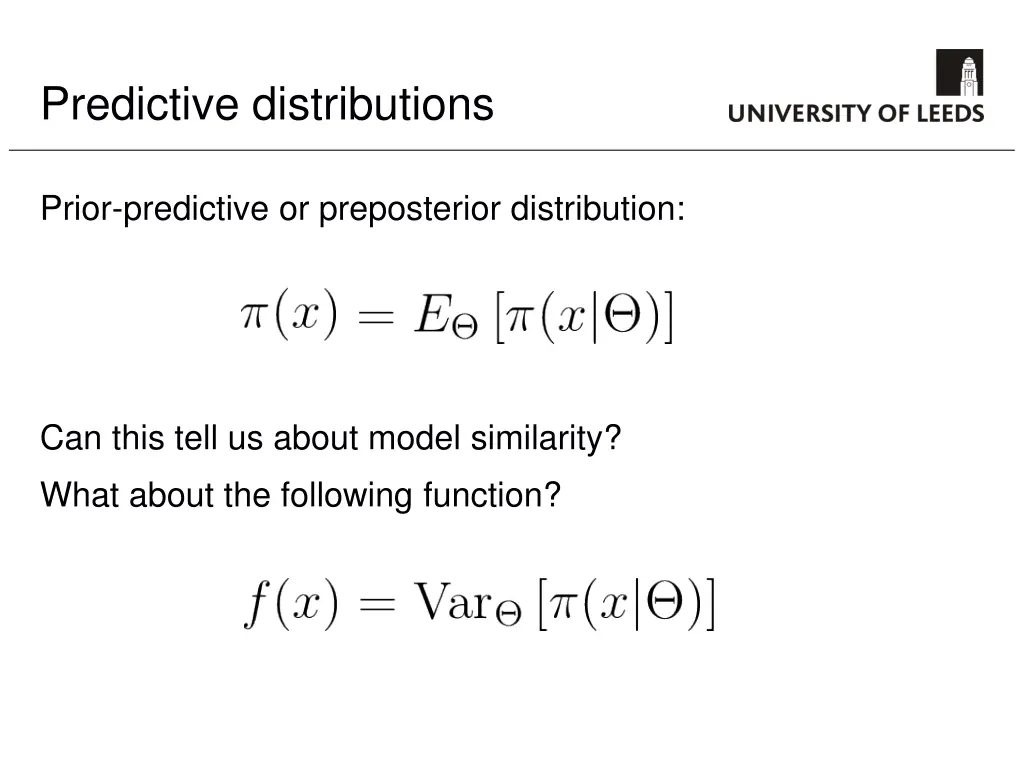 predictive distributions 1