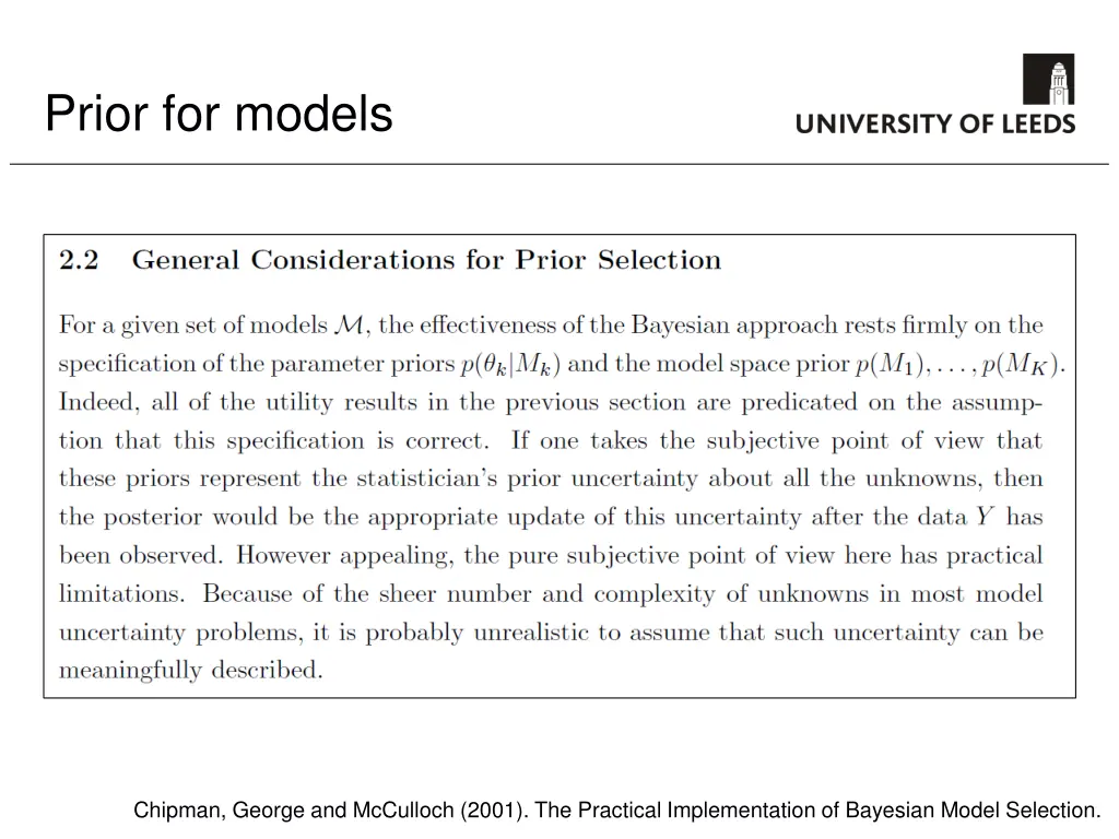 prior for models 2