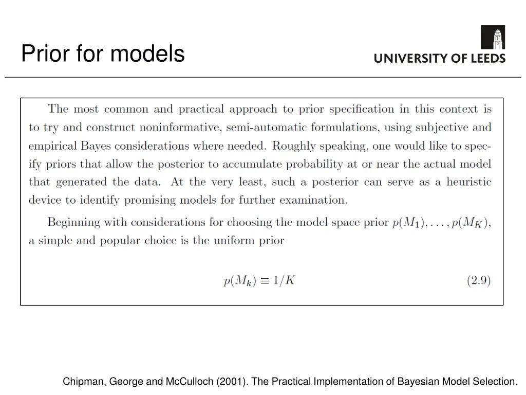 prior for models 4