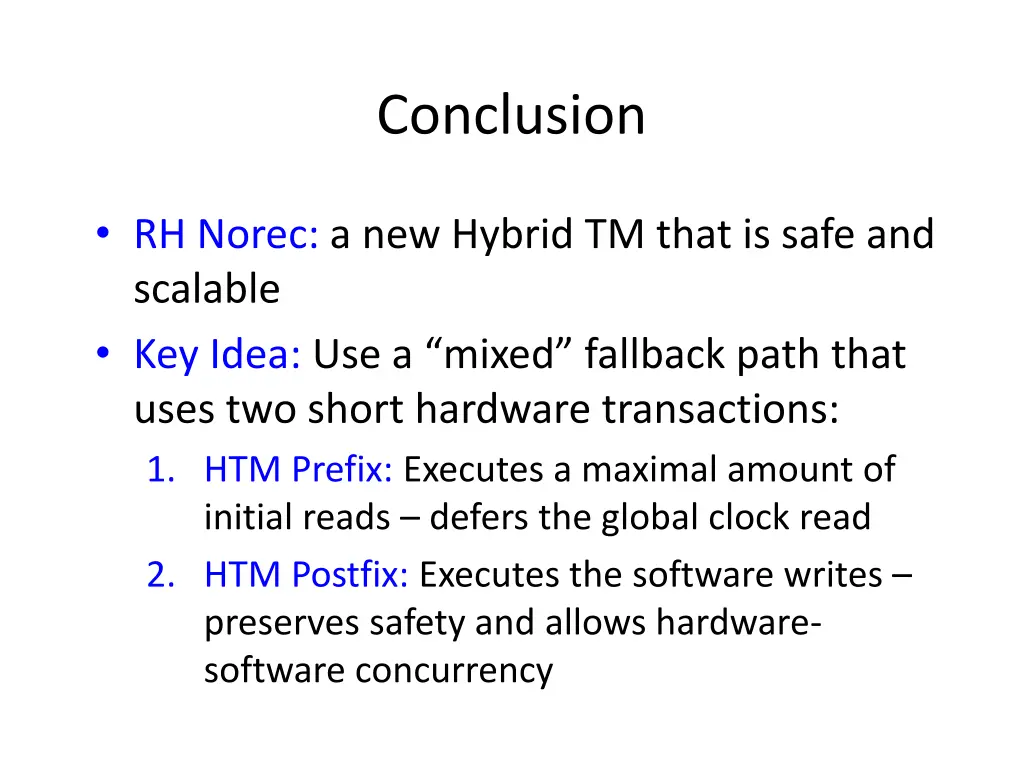 conclusion